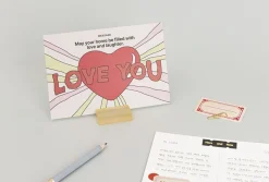 Colorful Wishes Postcard