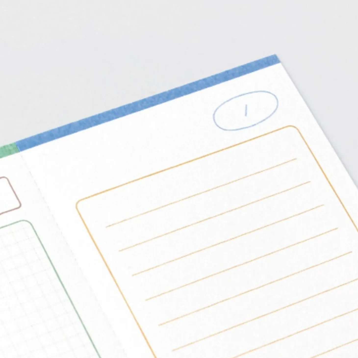 Color Mix Daily Memo Pad