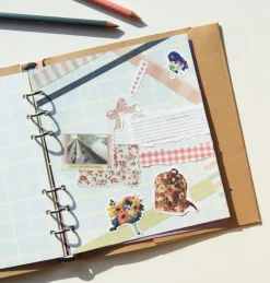 Color Pencil Drawing 6 Ring A6 Wide Note Refill