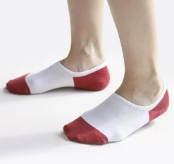 Color Point No Show Women Socks