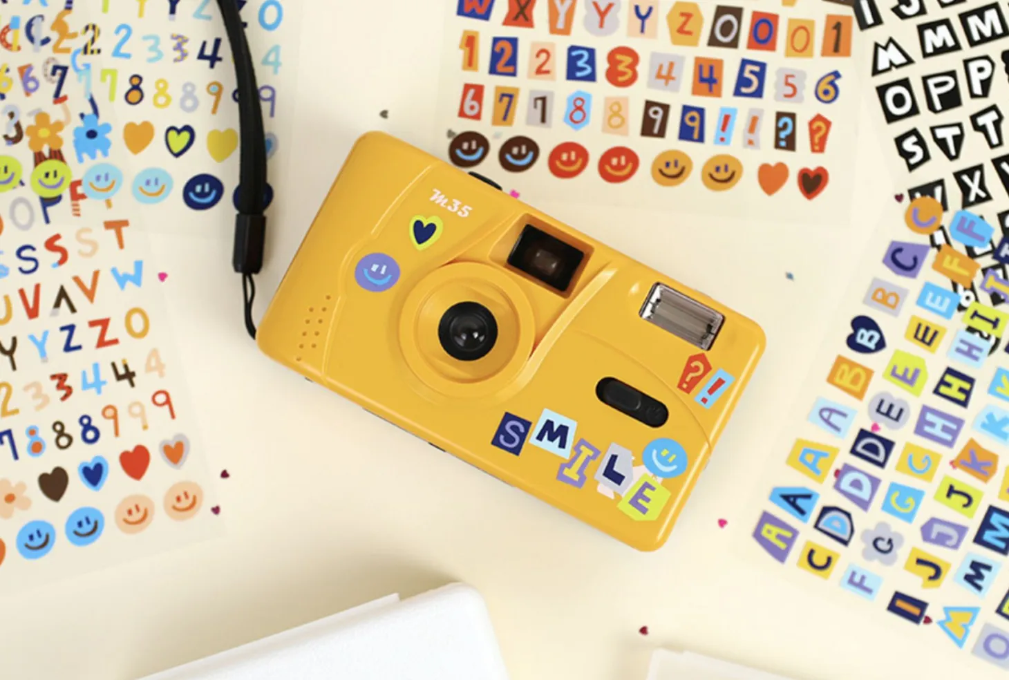 Color Recipe Alphabet Removable Sticker