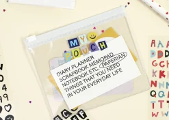 Color Recipe Alphabet Removable Sticker