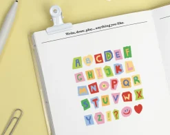 Color Recipe Alphabet Removable Sticker