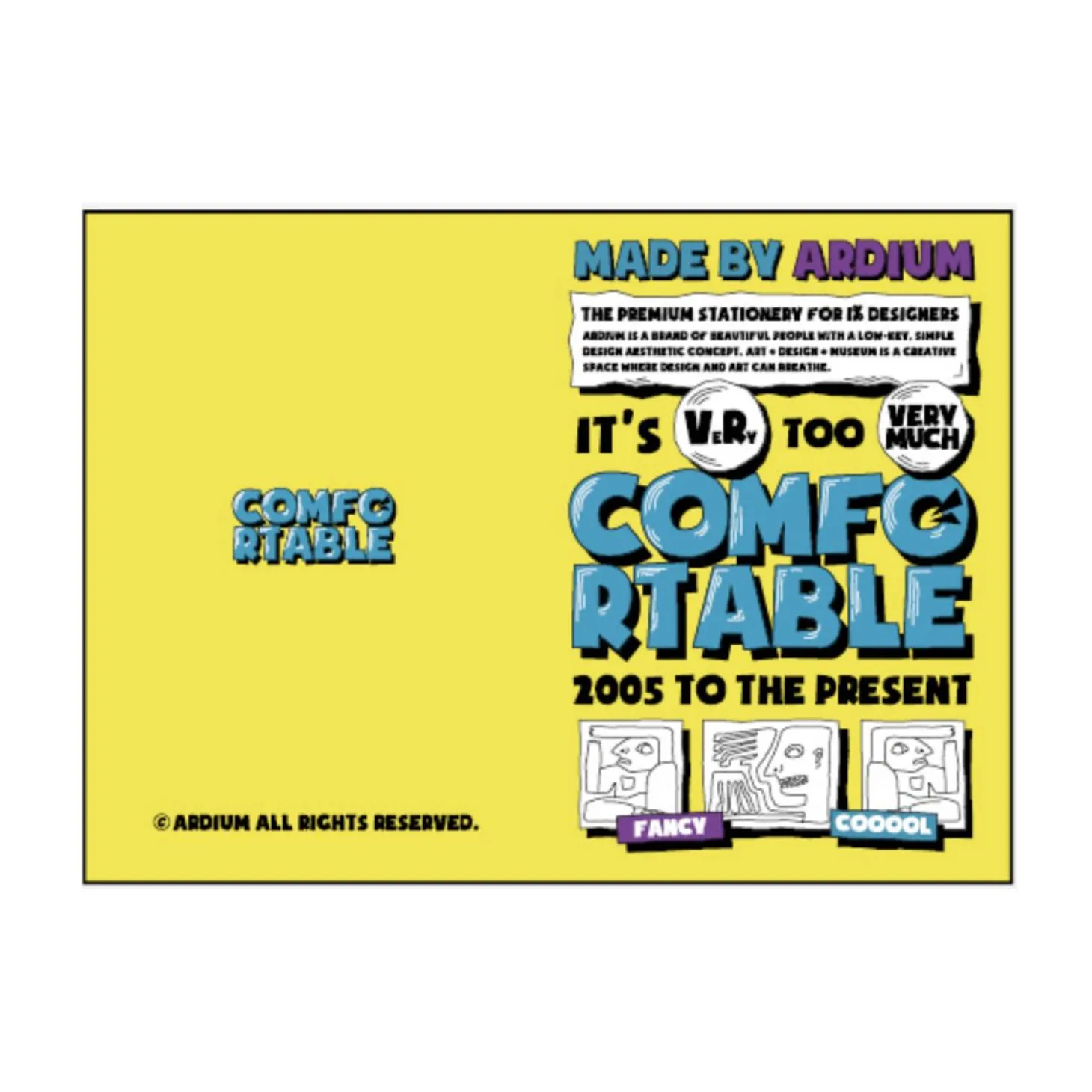 Comic Book Themed Plain Notebook