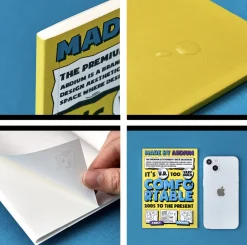 Comic Book Themed Plain Notebook