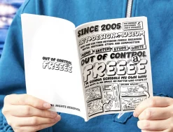 Comic Book Themed Plain Notebook