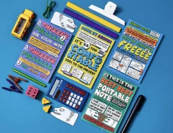 Comic Book Themed Plain Notebook
