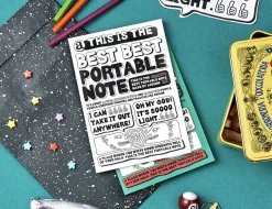 Comic Book Themed Plain Notebook