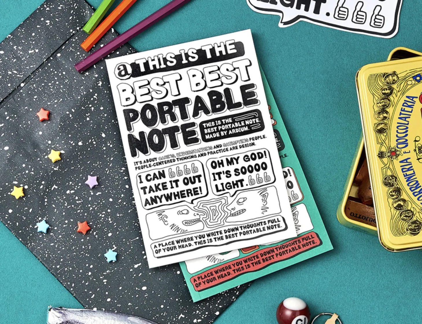 Comic Book Themed Plain Notebook