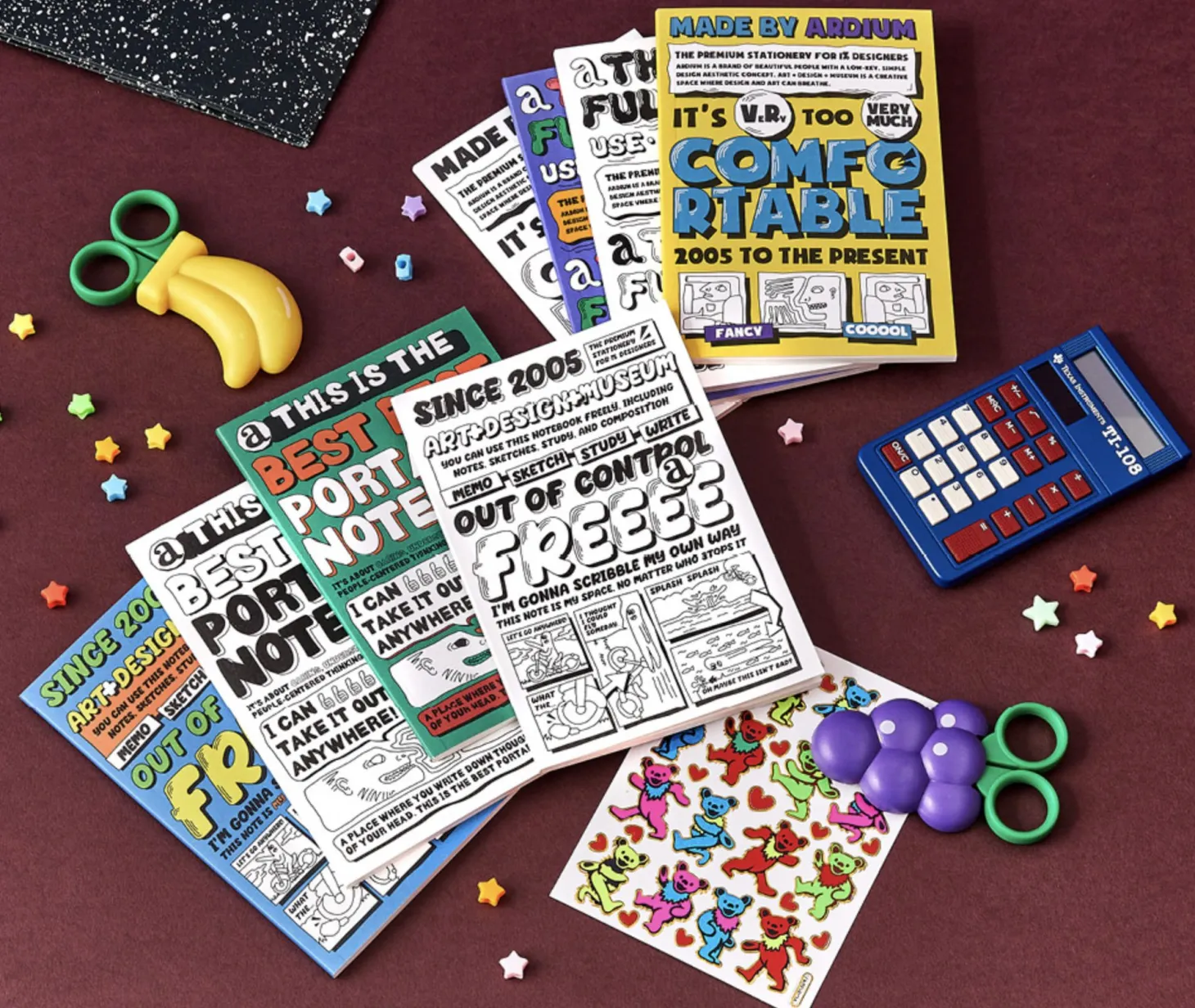 Comic Book Themed Plain Notebook