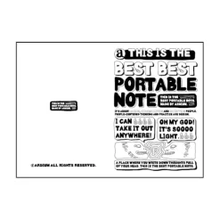 Comic Book Themed Plain Notebook