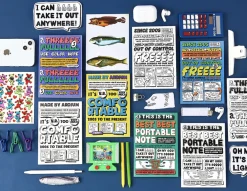Comic Book Themed Plain Notebook