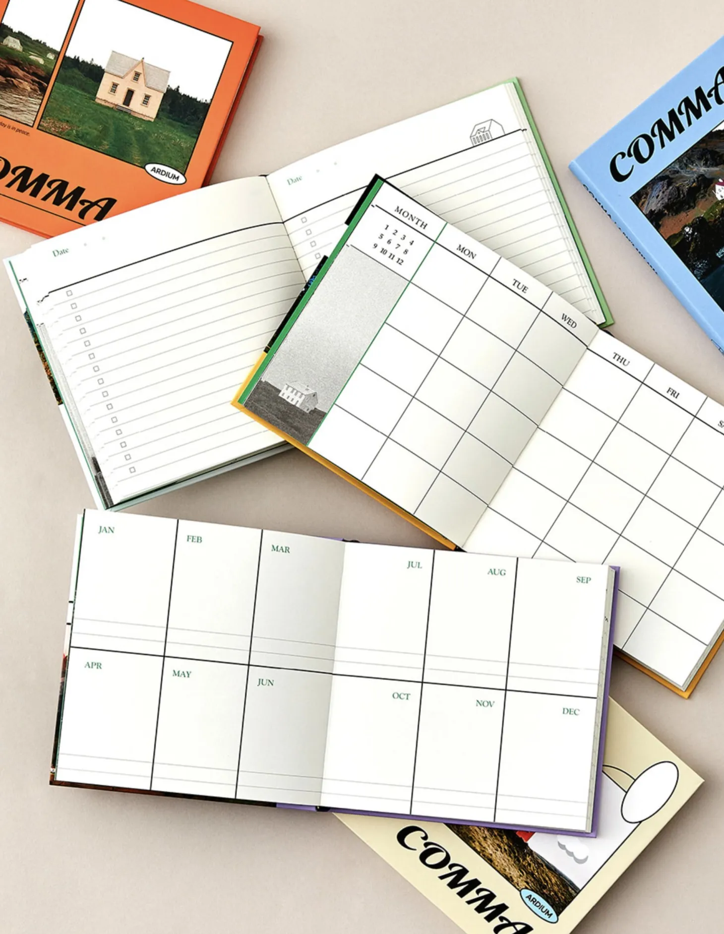 Comma To Do List Monthly Planner