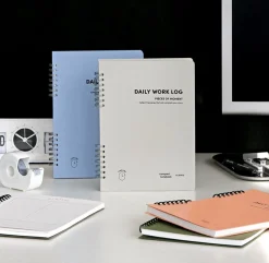 Compact A5 Hardcover Daily Work Log