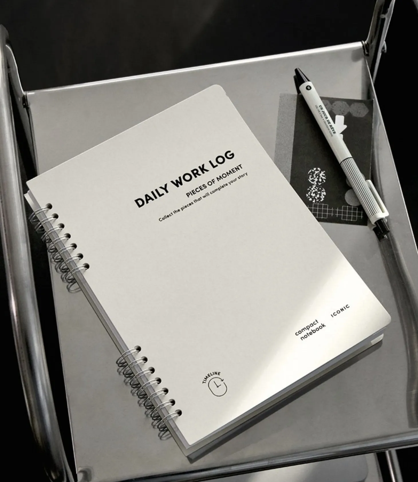 Compact A5 Hardcover Daily Work Log
