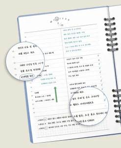 Compact A5 Hardcover Daily Work Log