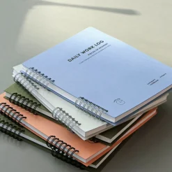 Compact A5 Hardcover Daily Work Log