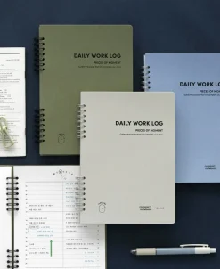Compact A5 Hardcover Daily Work Log