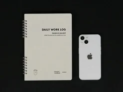Compact A5 Hardcover Daily Work Log