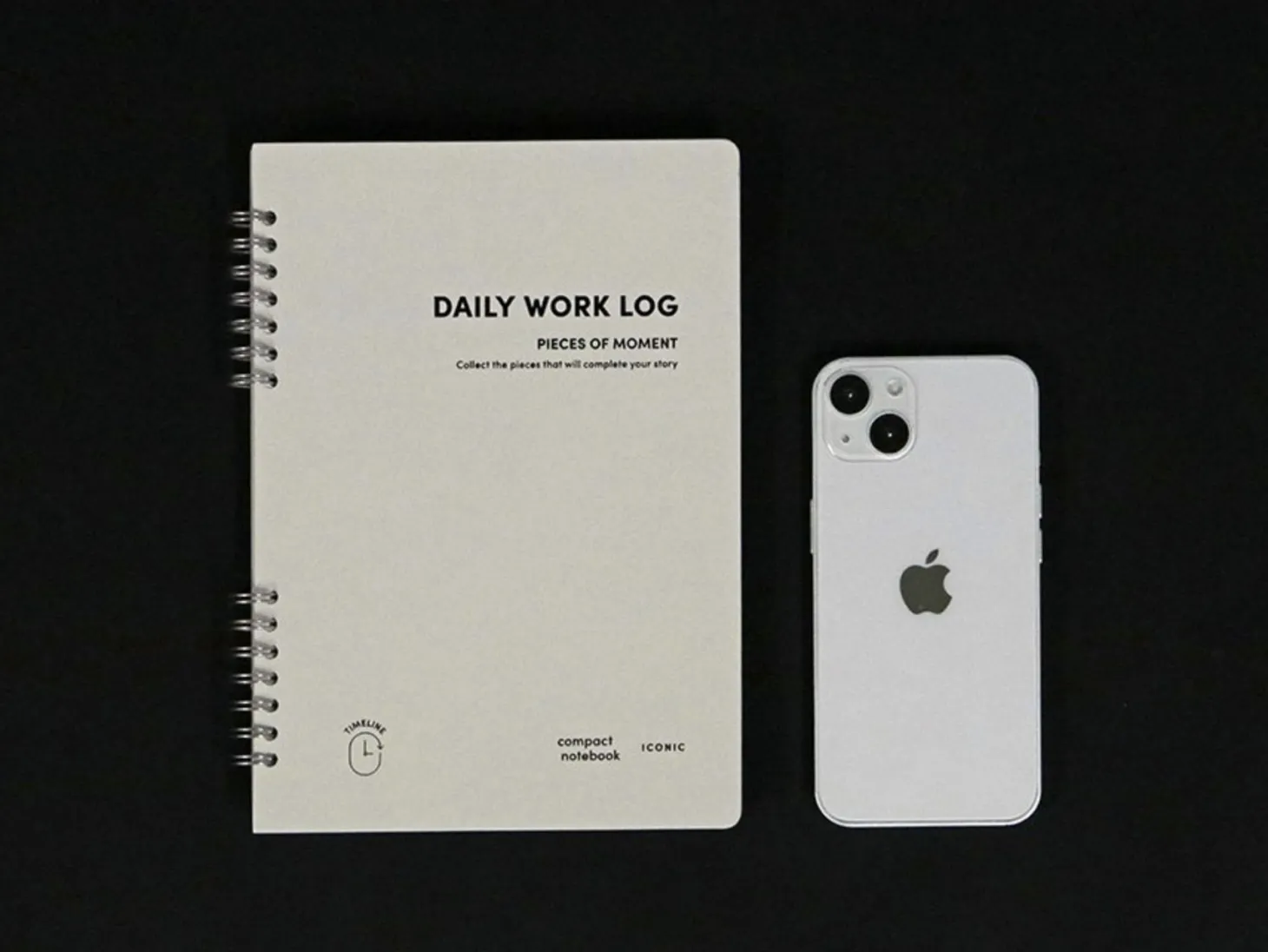 Compact A5 Hardcover Daily Work Log