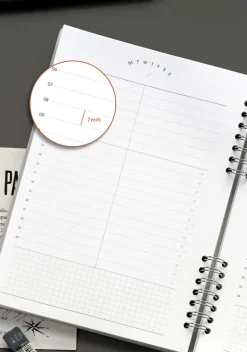 Compact A5 Hardcover Daily Work Log
