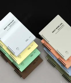 Compact A5 Hardcover Daily Work Log