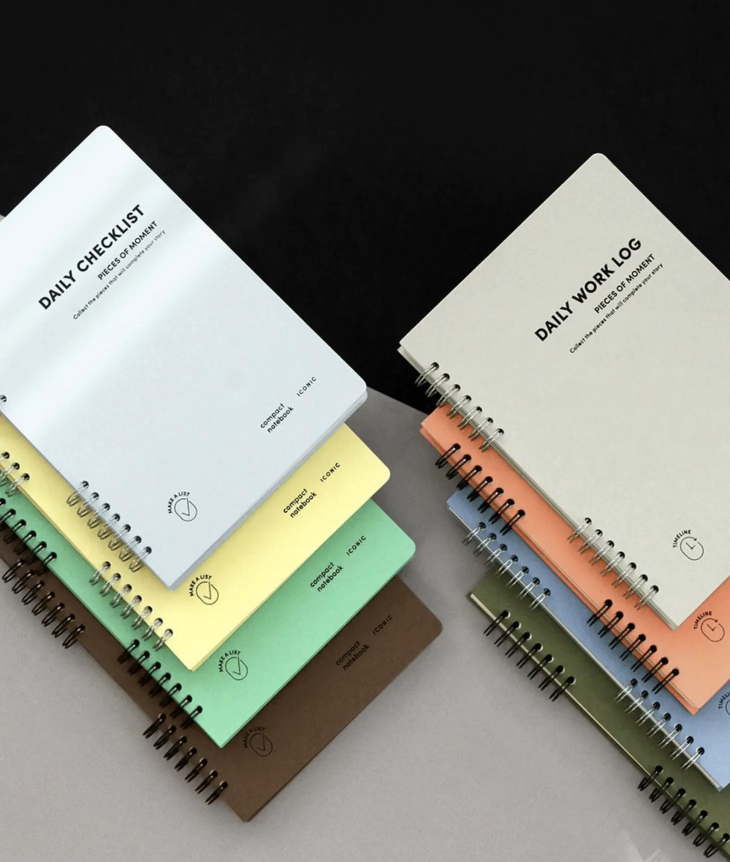 Compact A5 Hardcover Daily Work Log