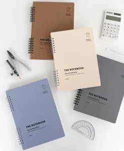 Compact A5 Hardcover Math Notebook