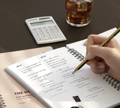 Compact A5 Hardcover Math Notebook