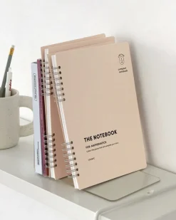 Compact A5 Hardcover Math Notebook