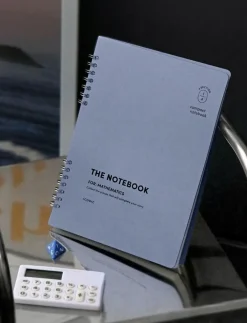 Compact A5 Hardcover Math Notebook
