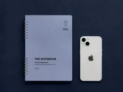 Compact A5 Hardcover Math Notebook