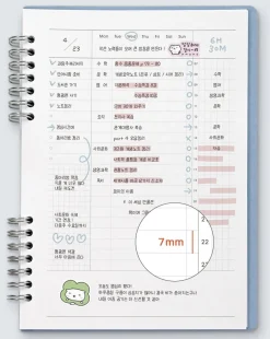 Compact A5 Hardcover Study Log