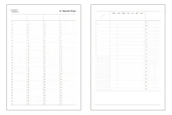 Compact A5 Hardcover Study Log
