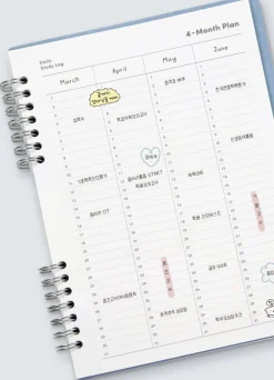 Compact A5 Hardcover Study Log