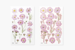 Cosmos Pressed Flower Sticker