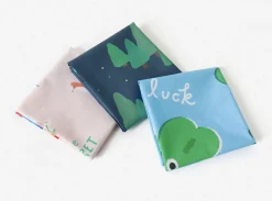 Cotton Illustration Handkerchief
