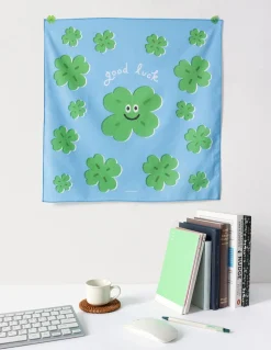 Cotton Illustration Handkerchief