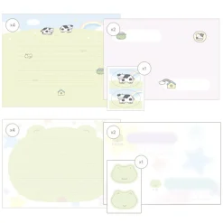 Cow & Frog Letter Set