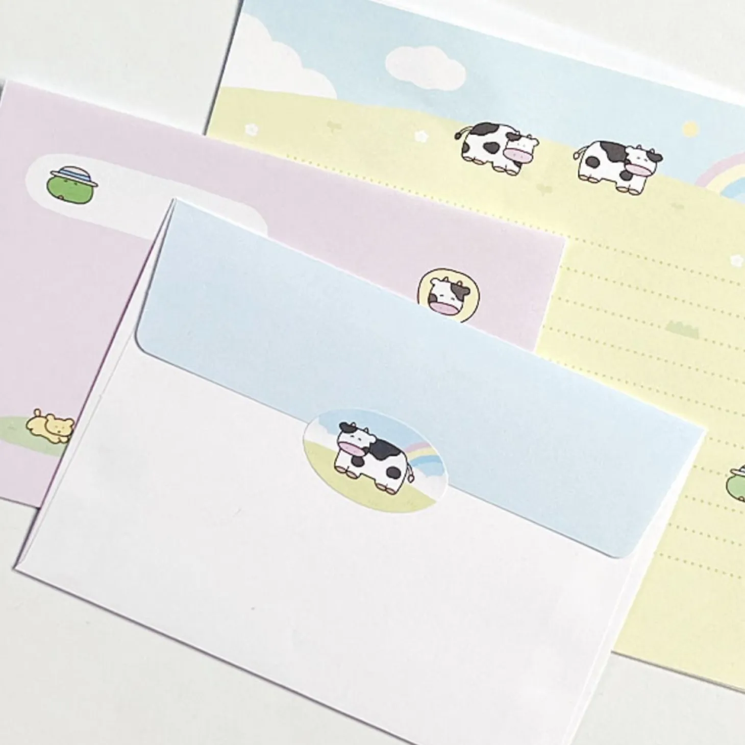 Cow & Frog Letter Set