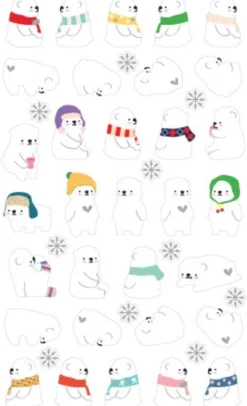 Cozy Bear Deco Sticker