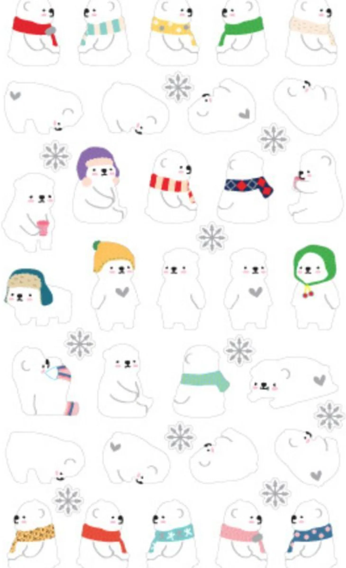 Cozy Bear Deco Sticker