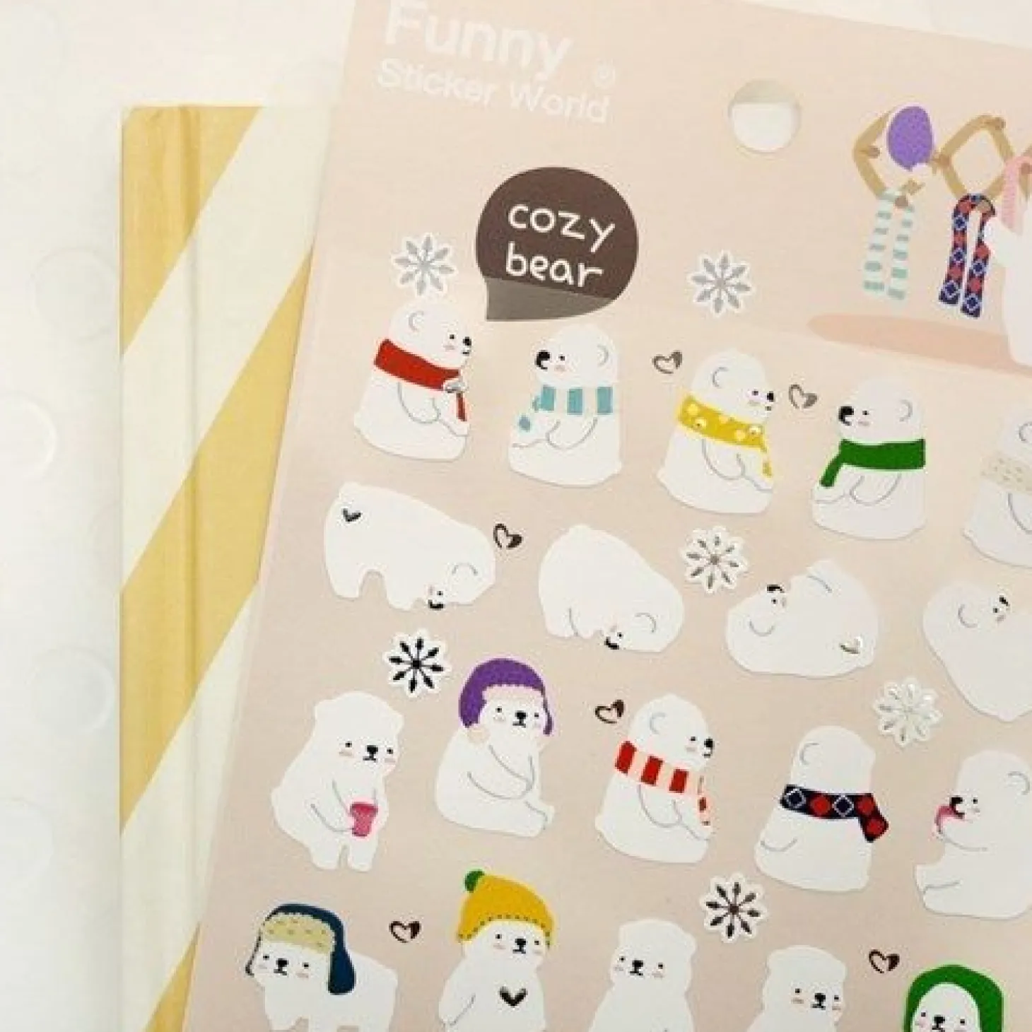 Cozy Bear Deco Sticker