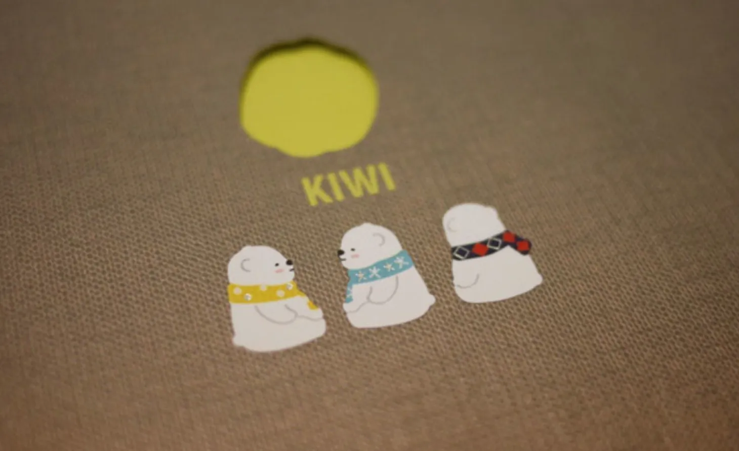 Cozy Bear Deco Sticker