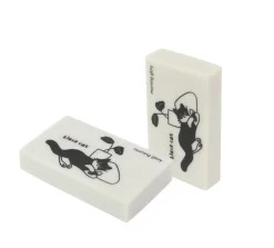 Cozy Black Cat Eraser