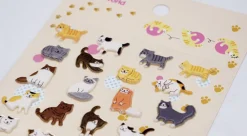 Cozy Cat Puffy Sticker