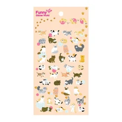 Cozy Cat Puffy Sticker