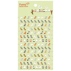 Curious Bird Paper Deco Sticker