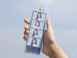 4 Cut Slim Photo Holder Key Chain
