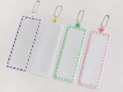 4 Cut Slim Photo Holder Key Chain